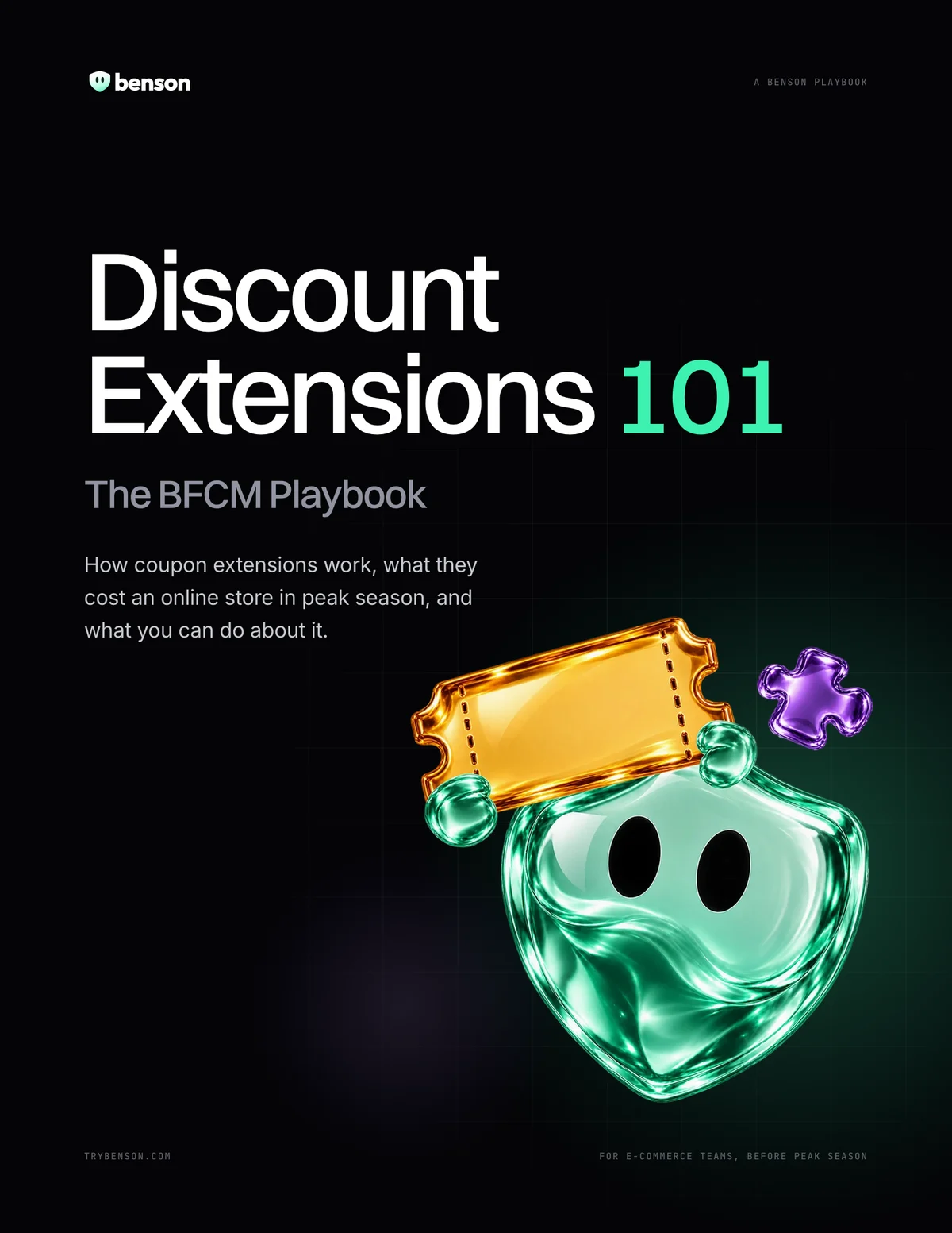 Cover of Discount Extensions 101: The BFCM Playbook